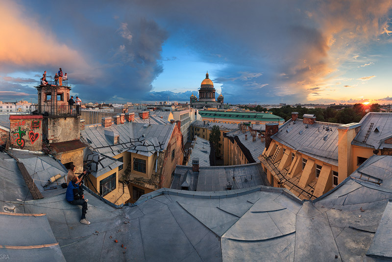 Крыши петербурга