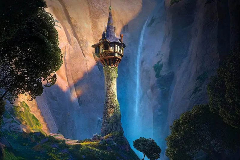 Игровой набор Башня Рапунцель с фигурками Disney 43 см